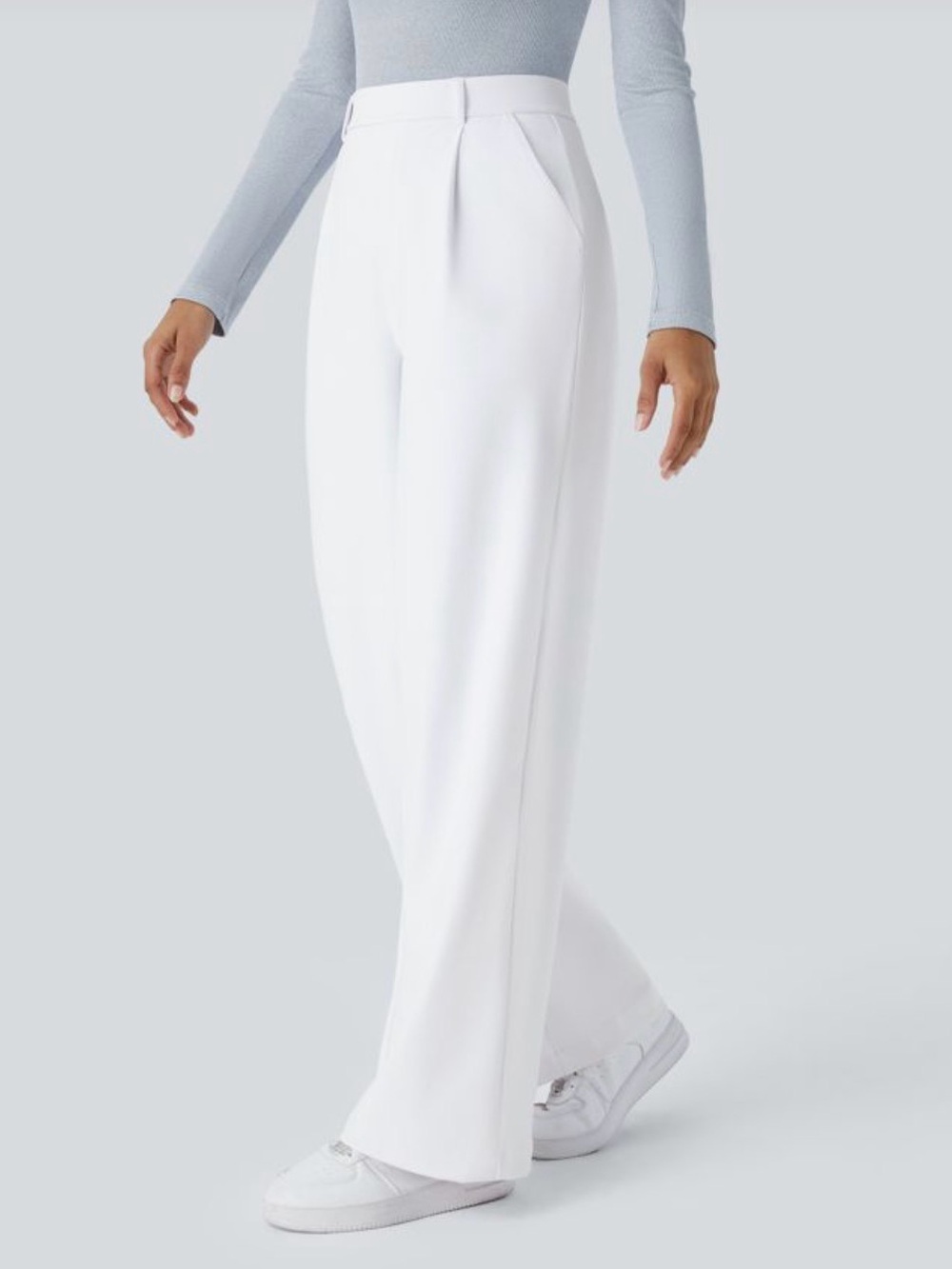 Halara Flex DayStretch High Waisted Pocket Straight Leg Work Pants NWOT